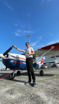 Student pilot Kent Yap aka adv 651 gone solo 21th June 2022 @Subang Airport