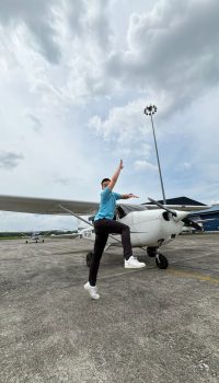 Congrats Captain Leong Bo Jun got his PPL Wings on 9/12/2023