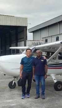 Captain Mahendra Kumar got his PPL wings on 12/8/2023